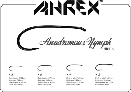 Ahrex HR416 - Anadromous Nymph haki muchowe